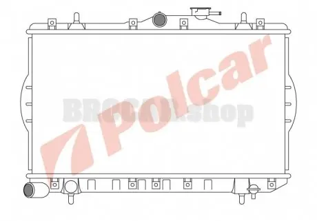 4005082 Радиаторы охлаждения POLCAR подбор по vin на Brocar
