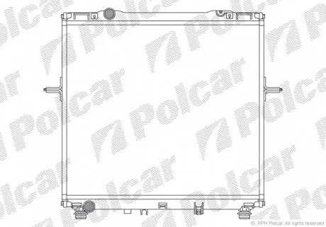 4170085X Радиаторы охлаждения POLCAR подбор по vin на Brocar
