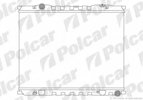 4170081X Радиаторы охлаждения POLCAR підбір по vin на Brocar