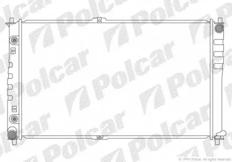 4140084X Радиаторы охлаждения POLCAR підбір по vin на Brocar