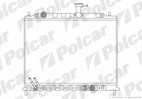 4117084X Радіатори охолодження POLCAR підбір по vin на Brocar