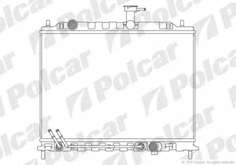 4117084X Радиаторы охлаждения POLCAR подбор по vin на Brocar