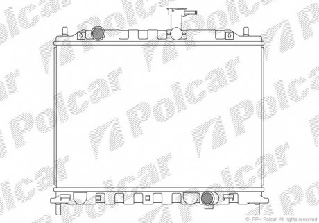 4117083X Радіатори охолодження POLCAR підбір по vin на Brocar