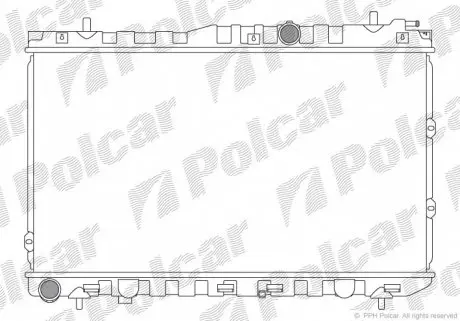 4113082X Радиаторы охлаждения POLCAR підбір по vin на Brocar