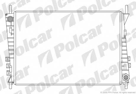 3710081X Радиаторы охлаждения POLCAR підбір по vin на Brocar