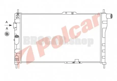 292008A1 Радиаторы охлаждения POLCAR подбор по vin на Brocar
