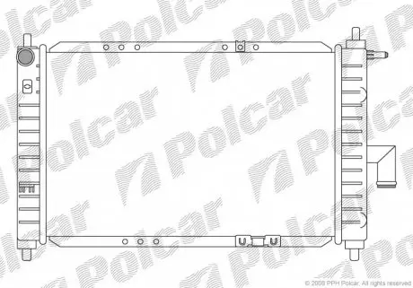 290208A3 Радиаторы охлаждения POLCAR подбор по vin на Brocar