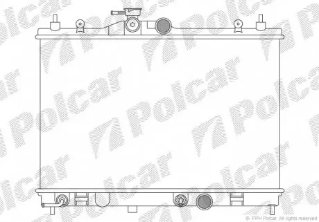 2758081 Радіатор охолодження POLCAR підбір по vin на Brocar