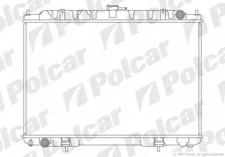 2746085 Радіатори охолодження POLCAR підбір по vin на Brocar