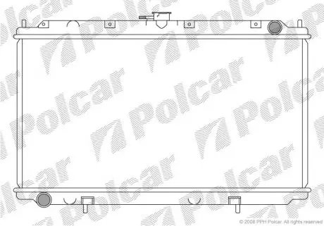 2732082 Радіатор охолодження POLCAR підбір по vin на Brocar