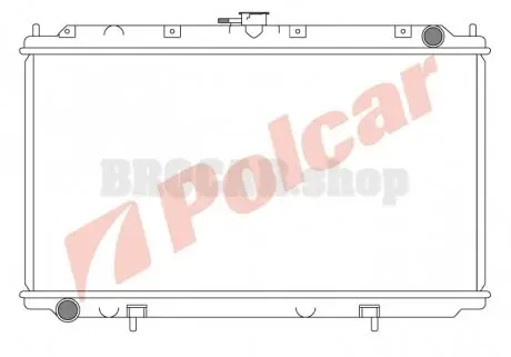 2732081 Радиаторы охлаждения POLCAR підбір по vin на Brocar