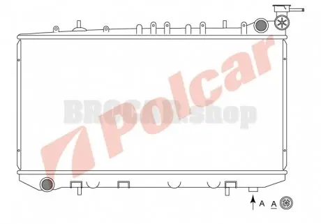 2729082 Радиаторы охлаждения POLCAR подбор по vin на Brocar