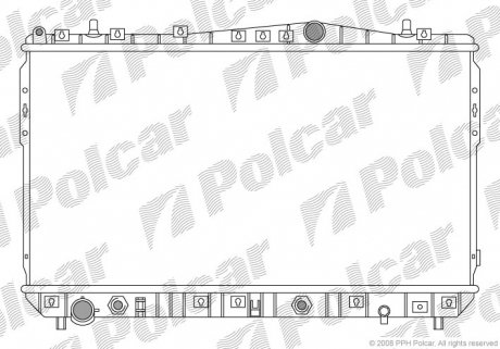 2505082K Радиаторы охлаждения POLCAR подбор по vin на Brocar