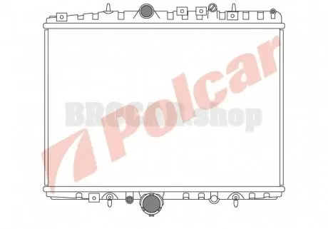 2332086 Радиаторы охлаждения POLCAR підбір по vin на Brocar
