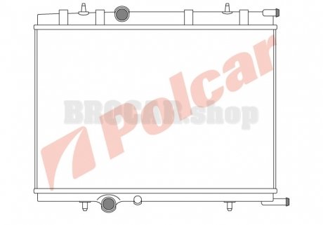 2328083 Радіатори охолодження POLCAR підбір по vin на Brocar