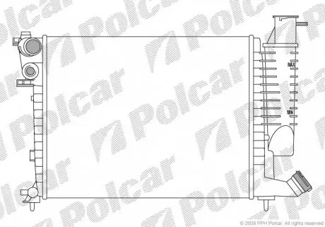 2326083 Радиаторы охлаждения POLCAR підбір по vin на Brocar