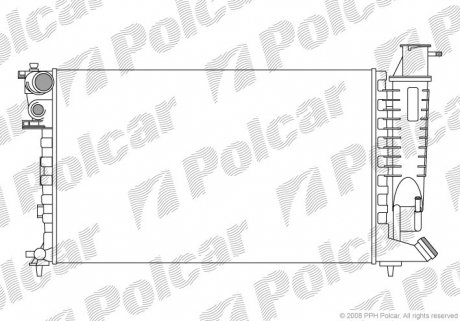 232408A7 Радиаторы охлаждения POLCAR підбір по vin на Brocar