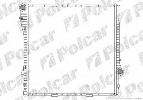 2050082 Радіатори охолодження POLCAR підбір по vin на Brocar