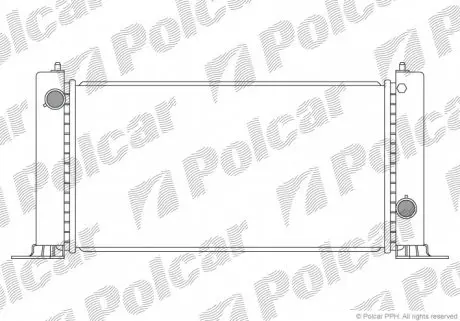 3030082 Радиаторы охлаждения POLCAR підбір по vin на Brocar