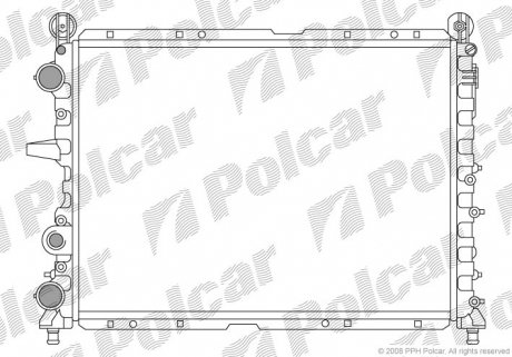 302608A5 Радиаторы охлаждения POLCAR подбор по vin на Brocar