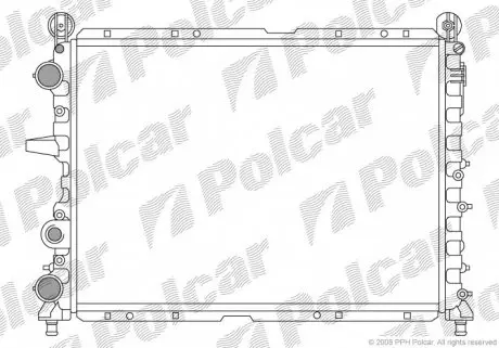 302608A5 Радиаторы охлаждения POLCAR подбор по vin на Brocar