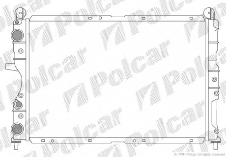 3026083 Радиаторы охлаждения POLCAR підбір по vin на Brocar