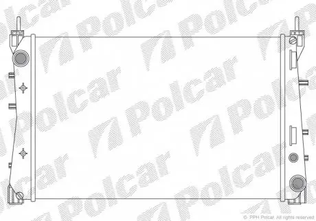 302508A2 Радиаторы охлаждения POLCAR підбір по vin на Brocar