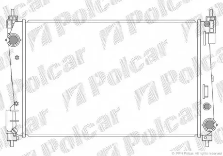 3024081 Радиаторы охлаждения POLCAR підбір по vin на Brocar