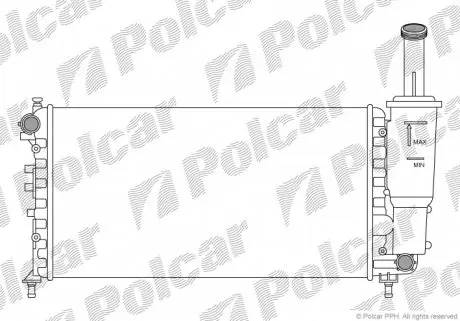 302308A6 Радіатори охолодження POLCAR підбір по vin на Brocar