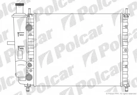 301808A1 Радиаторы охлаждения POLCAR подбор по vin на Brocar