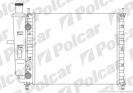 3018085 Радиаторы охлаждения POLCAR подбор по vin на Brocar