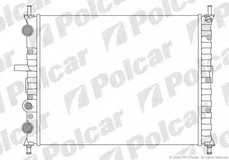 3018083 Радиаторы охлаждения POLCAR подбор по vin на Brocar
