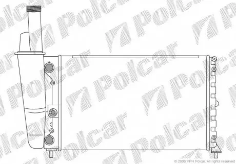 3017082 Радіатор охолодження POLCAR підбір по vin на Brocar