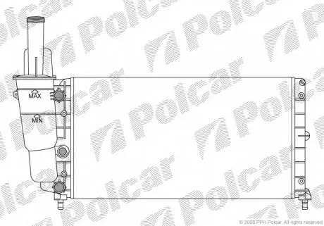 30170803 Радіатори охолодження POLCAR підбір по vin на Brocar