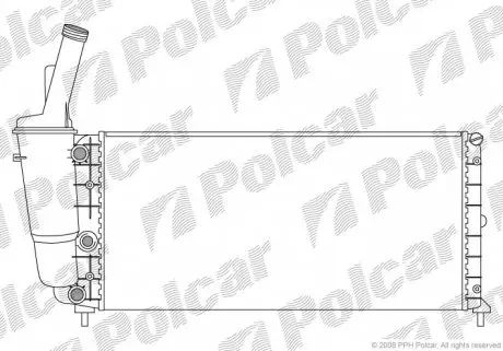 3017080 Радиаторы охлаждения POLCAR підбір по vin на Brocar
