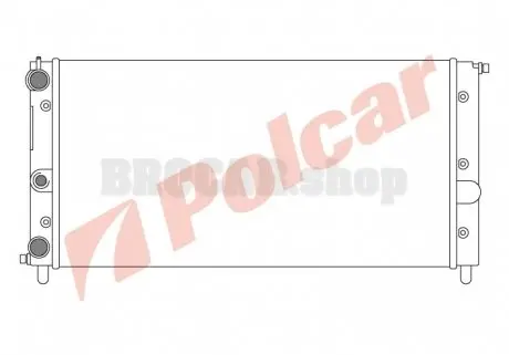 3014081 Радиаторы охлаждения POLCAR подбор по vin на Brocar