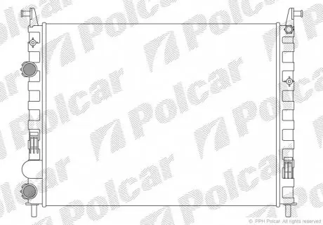 300508A5 Радиаторы охлаждения POLCAR подбор по vin на Brocar