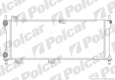 3004083 Радиаторы охлаждения POLCAR підбір по vin на Brocar