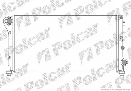 300308A3 Радиаторы охлаждения POLCAR підбір по vin на Brocar