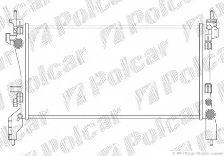 3085081 Радіатор охолодження POLCAR підбір по vin на Brocar