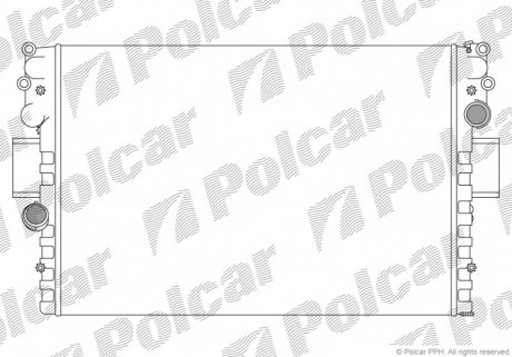 305208A4 РАДІАТОР / H61979 POLCAR підбір по vin на Brocar