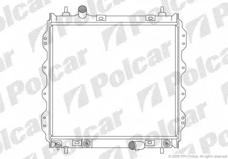 2450081 Радиаторы охлаждения POLCAR подбор по vin на Brocar