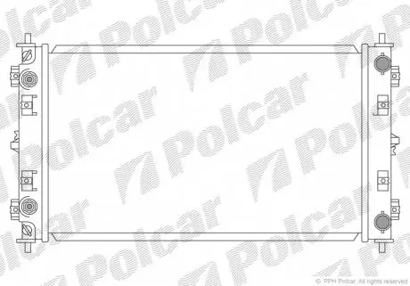 2410081 Радиаторы охлаждения POLCAR подбор по vin на Brocar