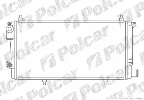 239008A5 Радіатори охолодження POLCAR підбір по vin на Brocar