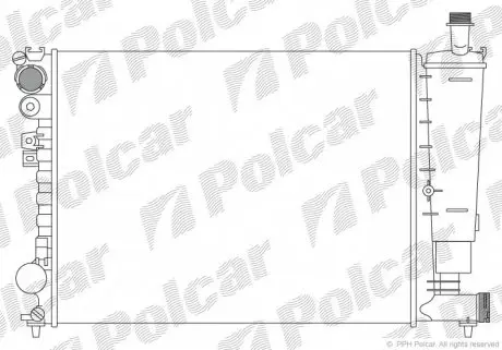 2380081 Радиаторы охлаждения POLCAR підбір по vin на Brocar