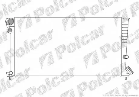 235008A4 Радіатор охолодження POLCAR підбір по vin на Brocar
