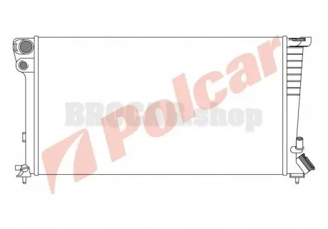 2350088 Радіатори охолодження POLCAR підбір по vin на Brocar