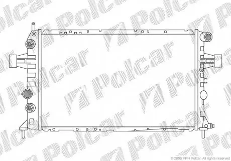 5508083 Радиаторы охлаждения POLCAR підбір по vin на Brocar