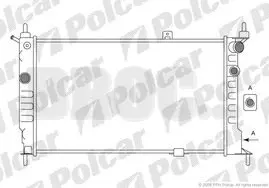 550708A5 Радиаторы охлаждения POLCAR підбір по vin на Brocar