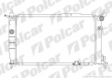 5507085 Радіатори охолодження POLCAR підбір по vin на Brocar